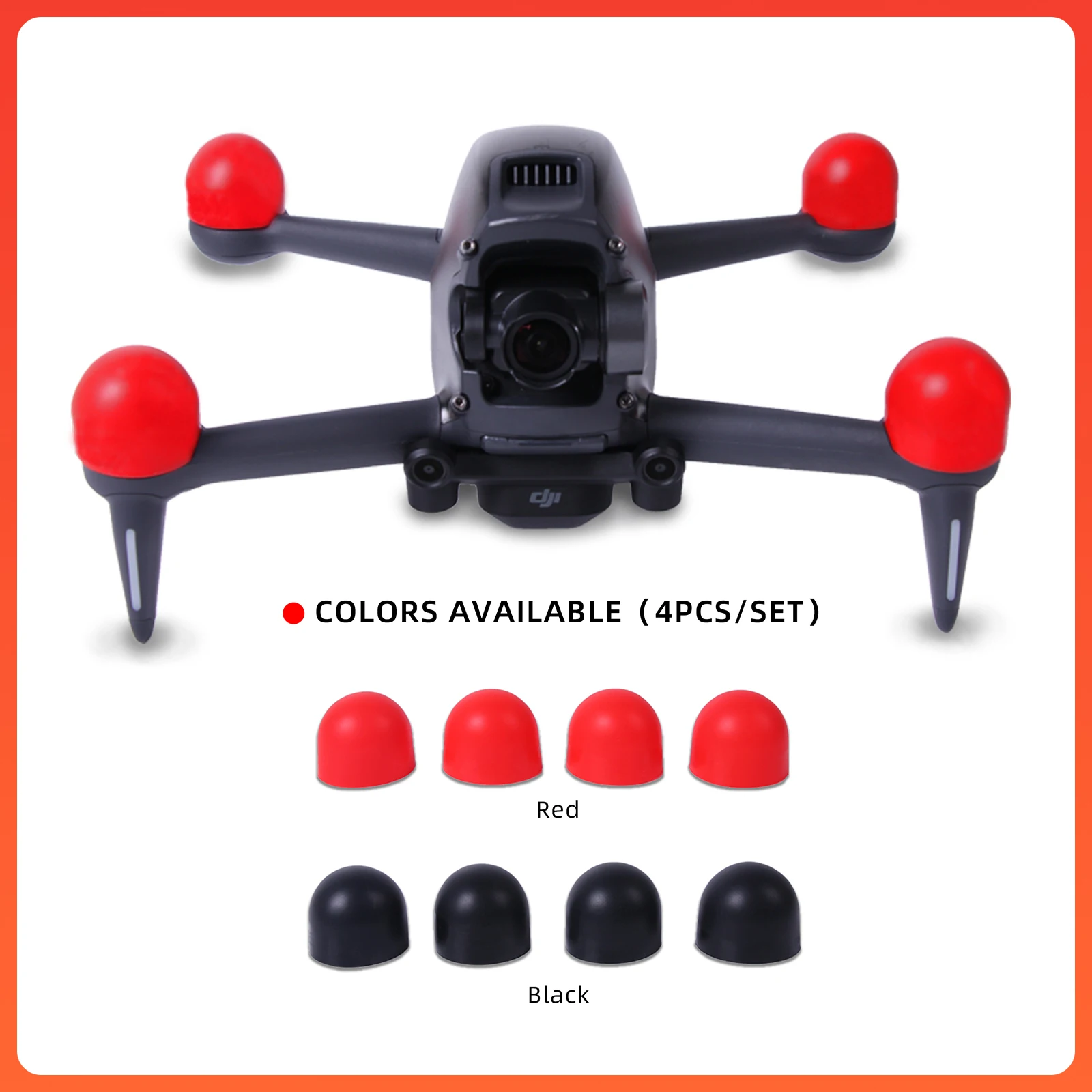 

Dust-Proof Motor Cover Hat for DJI FPV Drone Accessories Drone Motor Cover Cap Engine Protective Cap Protector 4pcs