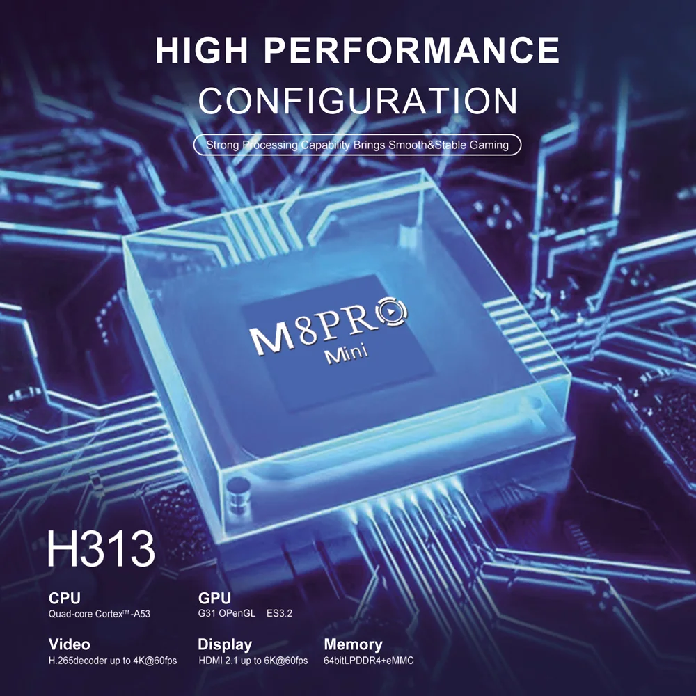 Ретро Игровая приставка M8 Pro Mini HD 64 ГБ 10000 встроенных игр для PS1 SFC беспроводной