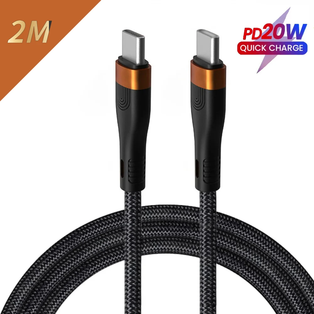 

2m 20W PD USB C Cable Fast Charging For iPhone 14 13 12 11 Pro Max Xs Xr X 8 Plus iPad Mini Charger Wire Code USB Type C Cable