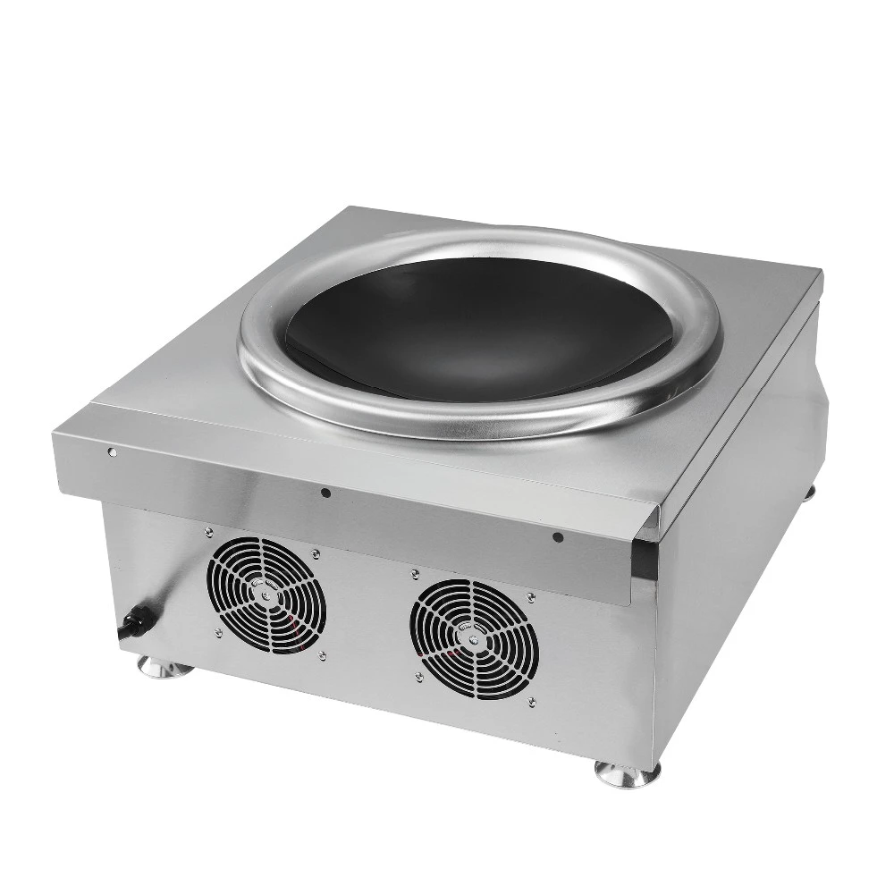 

3000w to 5000w stainless steel countertop commercial wok induction cooker