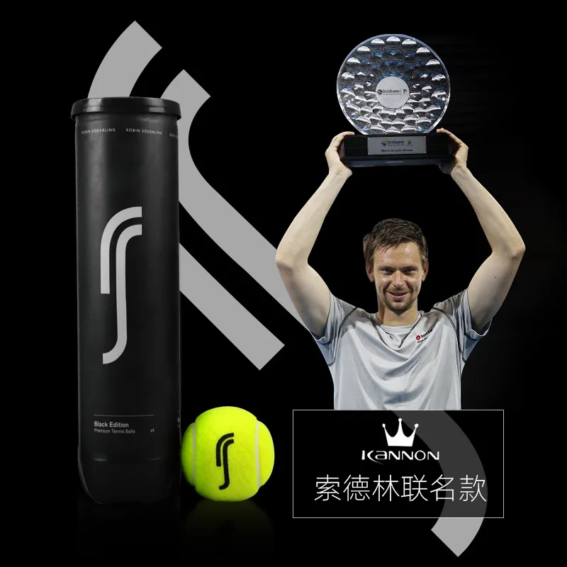 

20pcs KANNON Tennis Crown TOUR P4 Tournament Tennis Soderlin Co-branded Tennis Originated in Thailand 5 Tubes