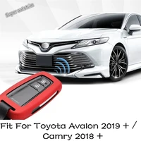 remote smart key fob case holder cover trim 2pcs fit for toyota avalon 2019 2022 camry 2018 2022 interior refit accessories