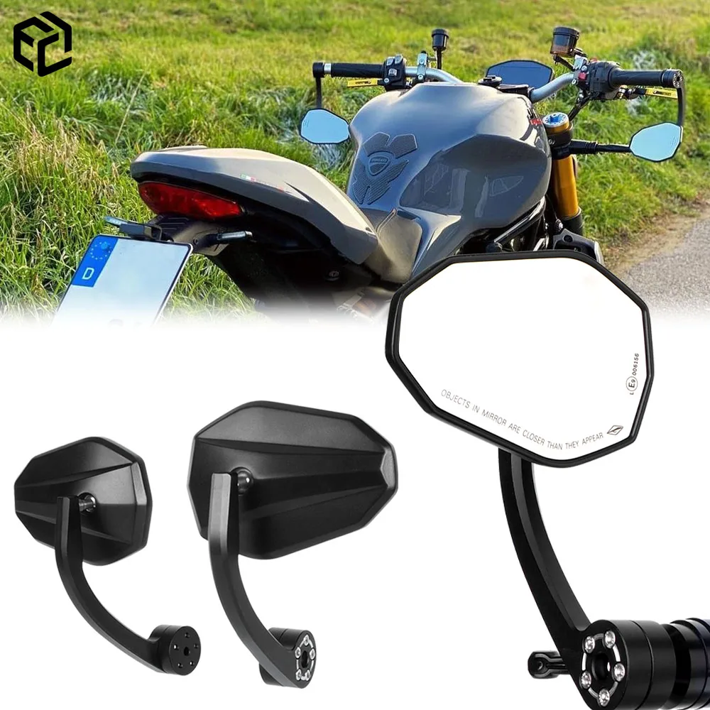 Зеркало заднего вида для мотоцикла 22 мм зеркала на руль DUCATI Streetfighter V4 848 MONSTER 821 1200