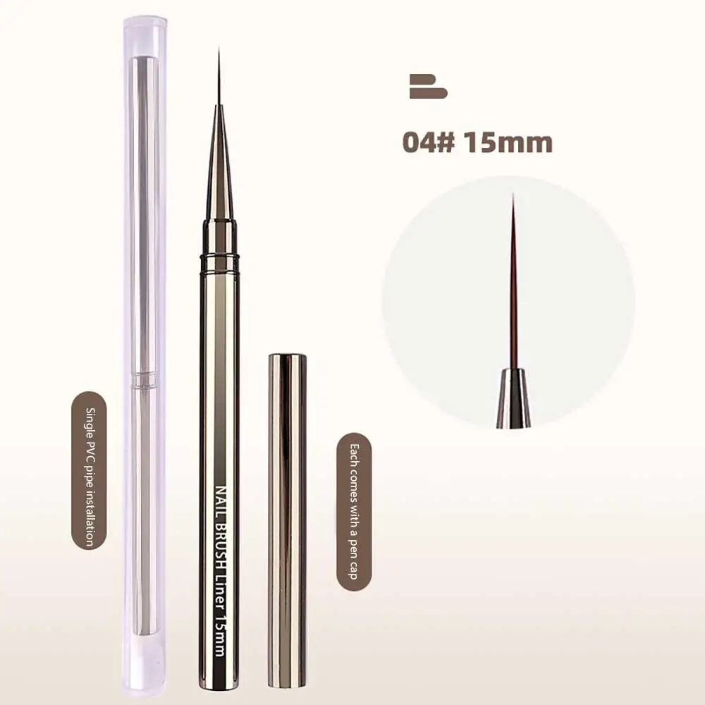 

Ультратонкая кисть для нейл-арта акриловая кисть для французского лайнера для ногтей 3D Маникюр УФ-гель для рисования ручка для рисования Аксессуары Инструмент