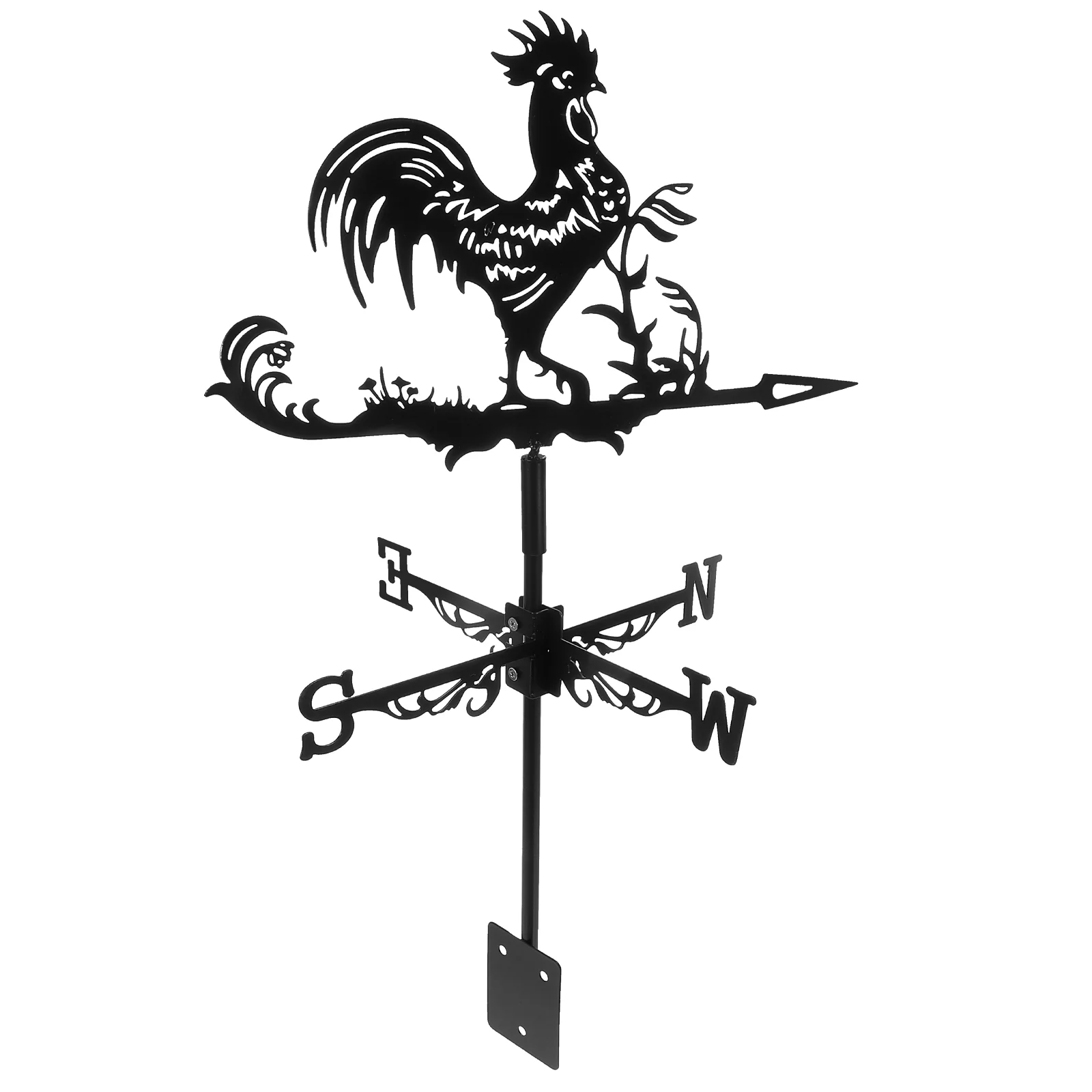 

Garden Weather Vane Weathervane Vanes Roof Mount Metal Wind Direction Indicators Decor