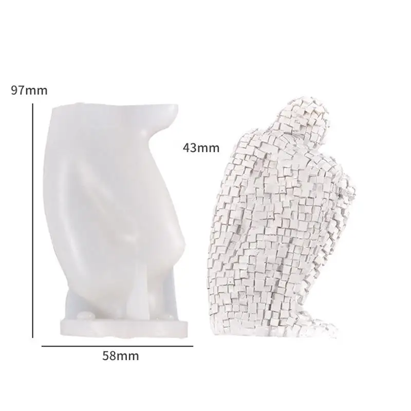 Форма для вулканической свечи искусственная эпоксидная форма создания