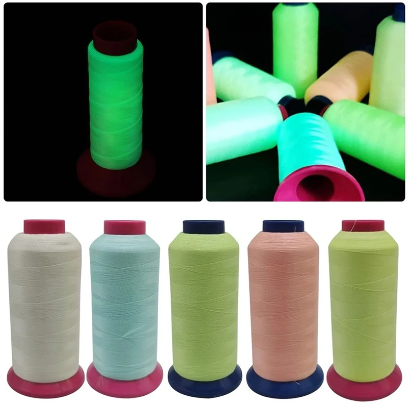 

1 Roll Luminous Embroidery Sewing Thread Glow In The Dark Sewing Machine Diy Sewing Threads Handmade Accessory Craft Supplies