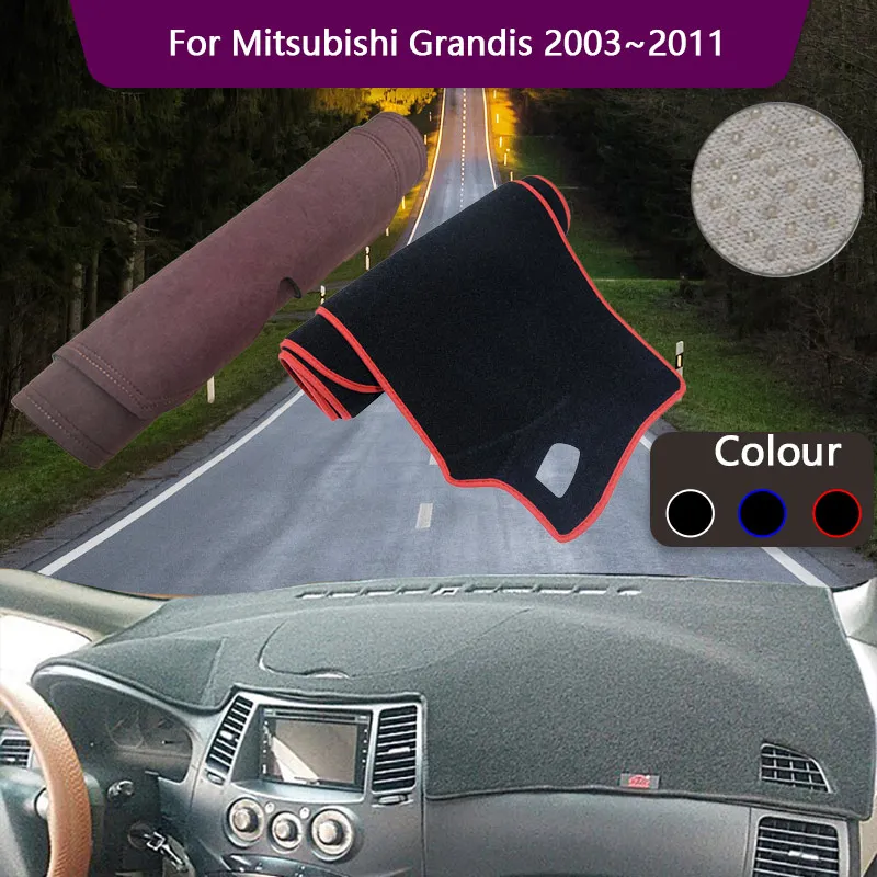 Коврик для приборной панели коврик Mitsubishi Grandis NA BA Space Wagon 2003 ~ 2011 2004 2005 2006 2007 2008 2009 2010