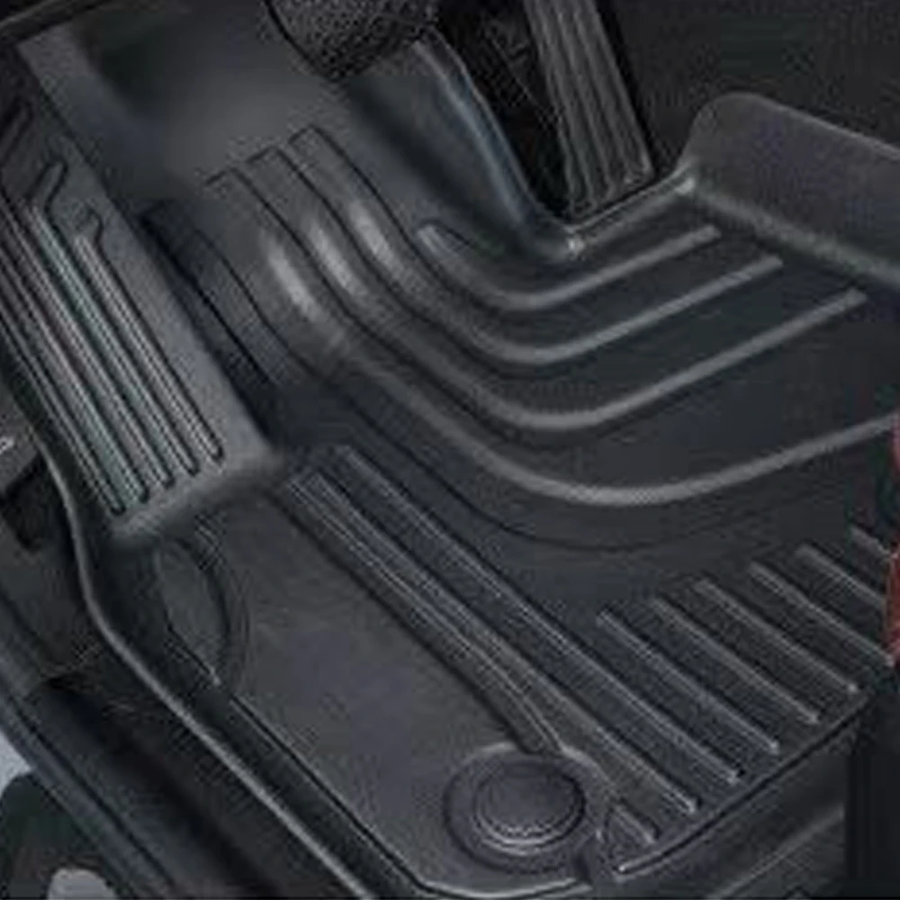 Фото Автомобильные коврики из утолщенного TPE для семиместных и шестиместных MPV, всепогодные, с полным охватом, водонепроницаемые, для BAIC JISHI, Polestone 01, Rox 01 №1