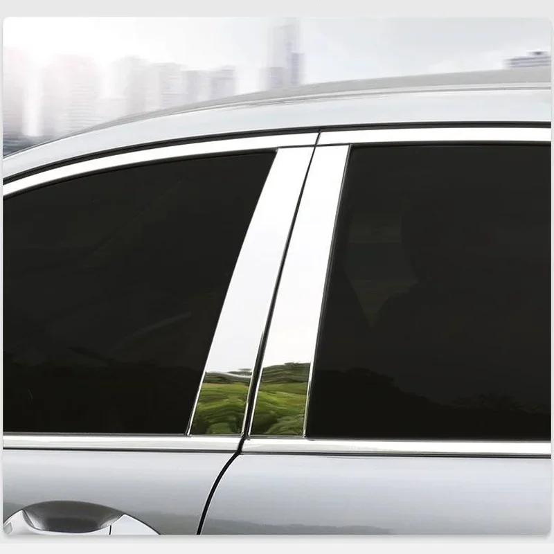 

8 шт. Накладка на окно автомобиля для Honda Ciimo M-NV MNV 2016~2025 2024 2020 B C Наклейки на стойки колонны Дверные наклейки Глянцевые аксессуары