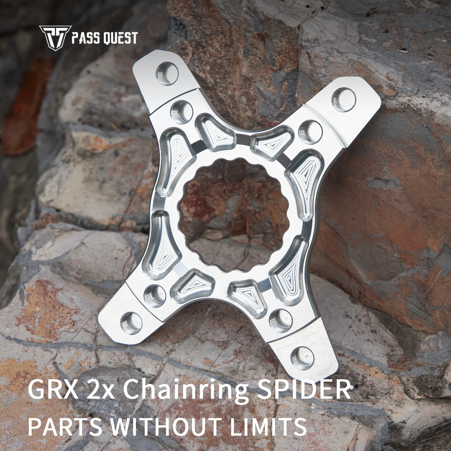 Фото PASS OUEST Road Direct Mount Spider для прямого крепления EAS к звездочке GRX 2x. №4