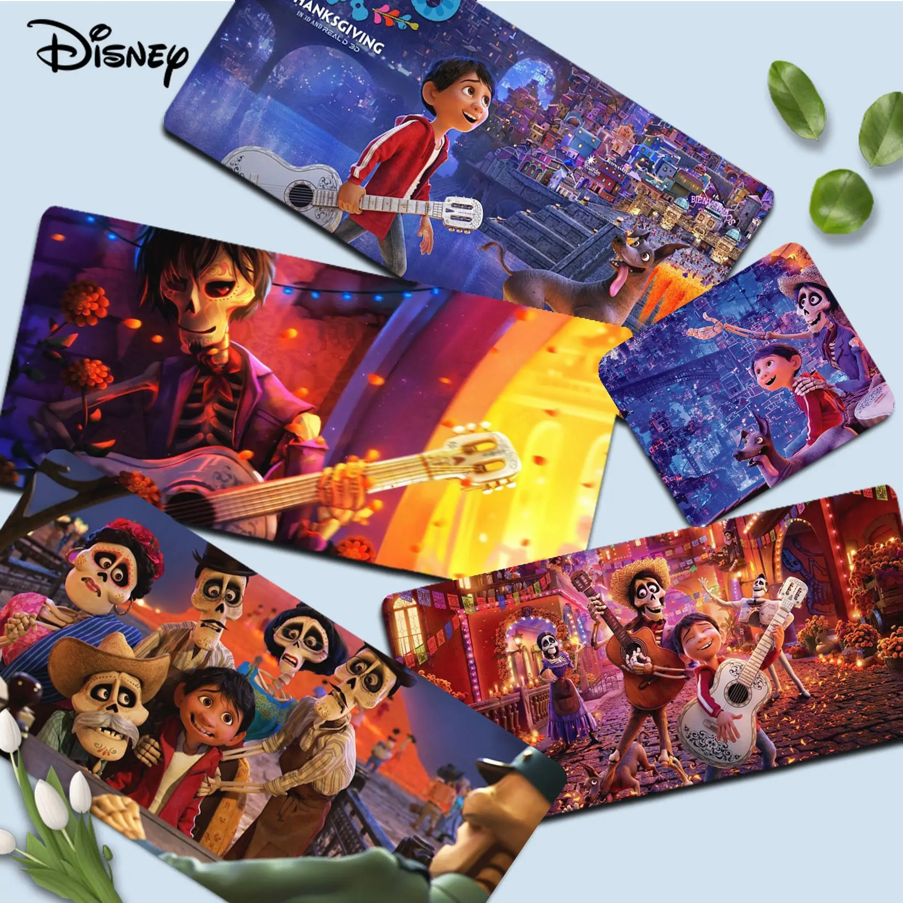 

Disney Coco Movie Mousepad In Stocked Laptop Gaming Mice Mousepad Size For Large Edge Locking Game Keyboard Pad