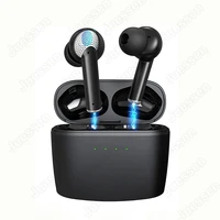 j8 anc tws bluetooth 5 2 earphones wireless active noise cancelling headphones low latency 4 mic enc earbuds with mic waterproof