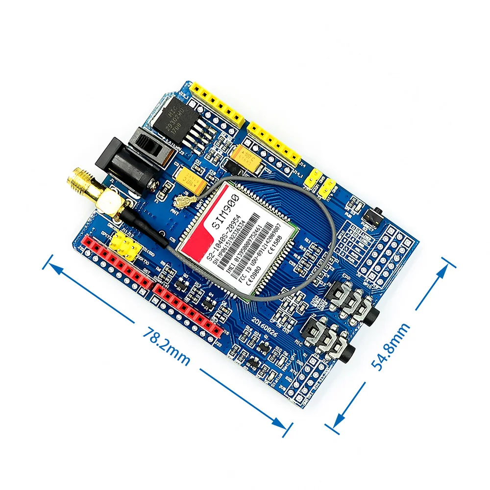 

1pcs GPRS GSM Shield Development Board Quad-Band Module Kit for Arduino
