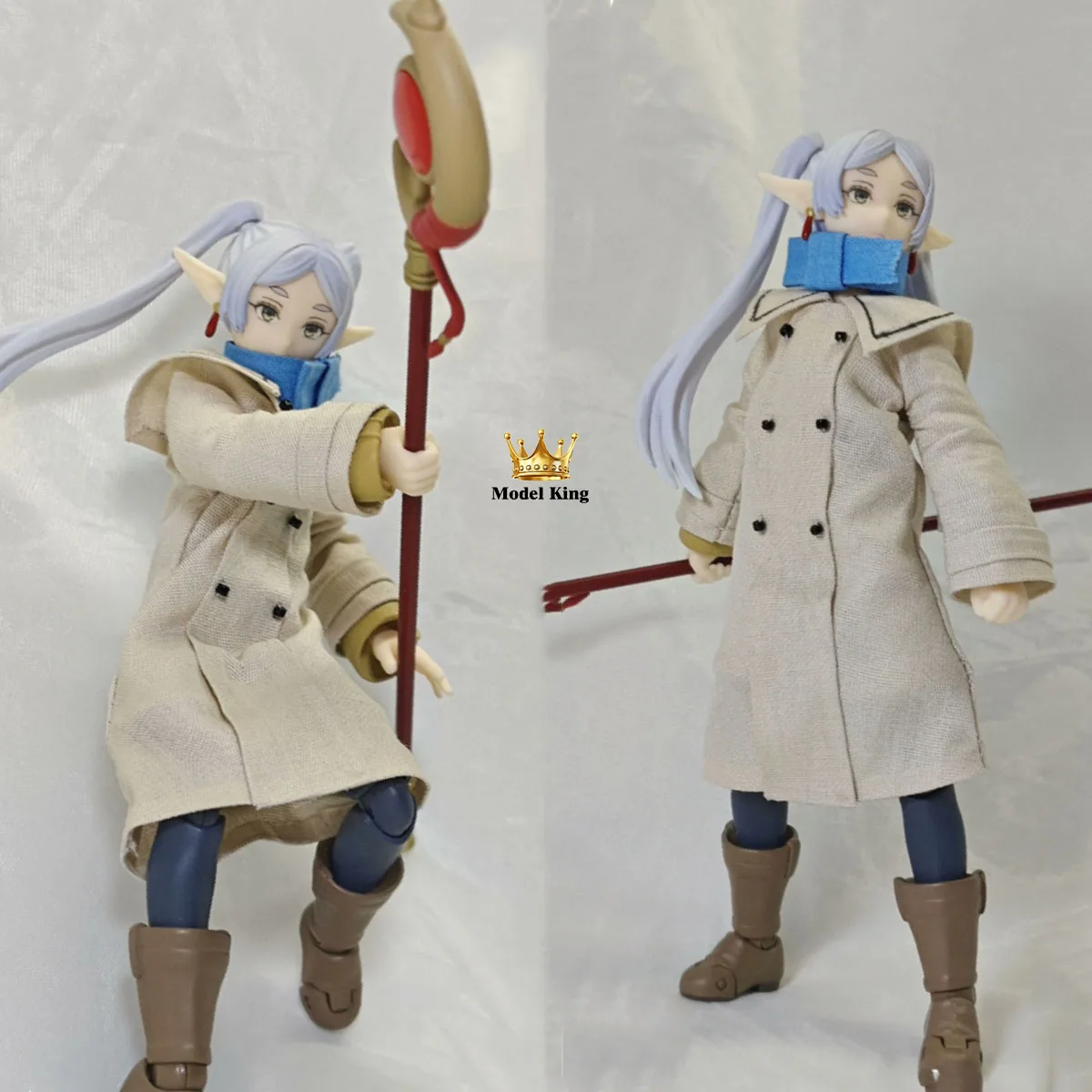 Ручная работа масштаб 1/12 Волшебная девочка Классический Стиль зимнее пальто