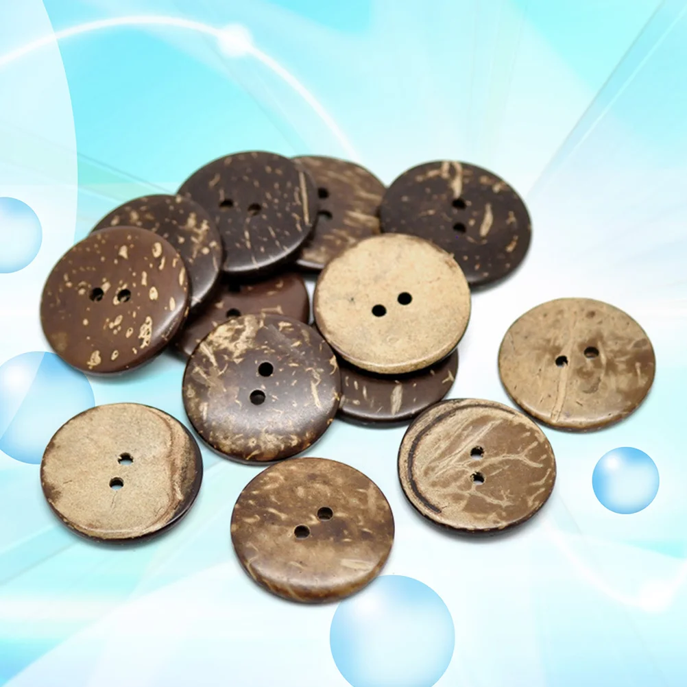 

Buttons Sewing Wooden Shell Holes Buttonwood 15Mm Crafts Round Brownsnap Vintage Diyclothing Studs Press Knot Decor Bulk