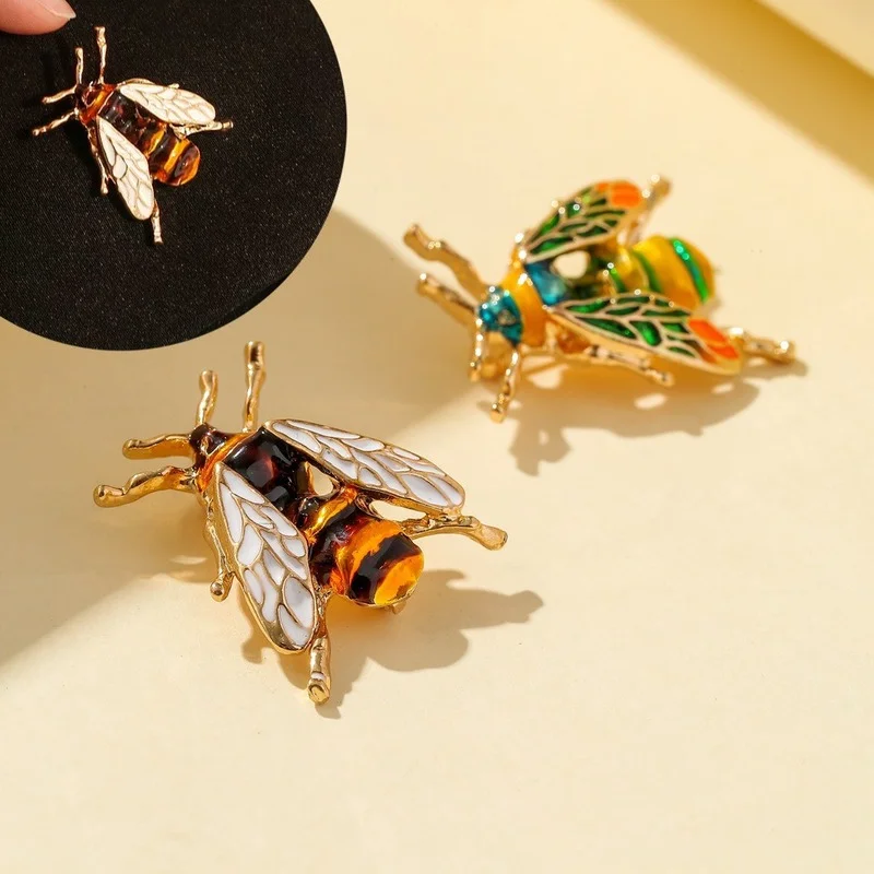Модные регулируемые Подарки для женщин Φ Bee шпилька маленькие жуки ювелирные