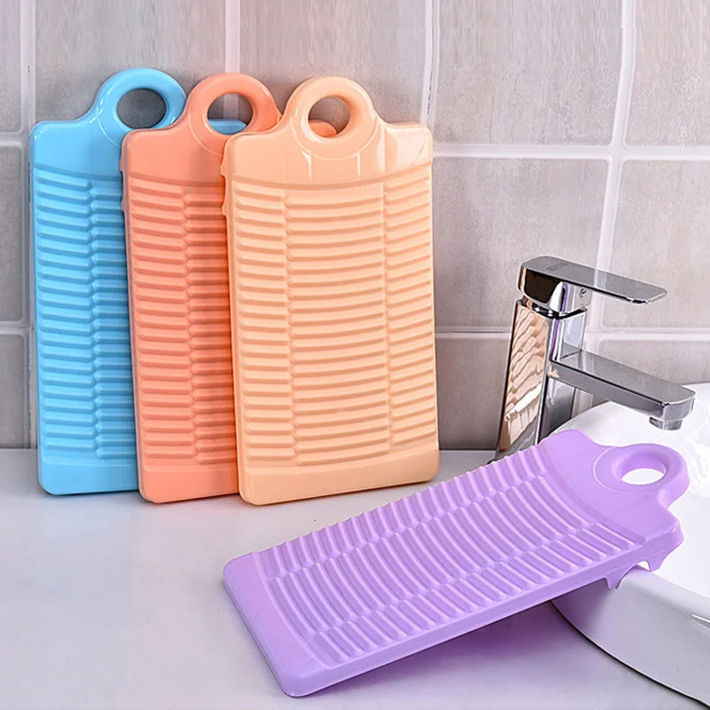 

Plastic Washboard Antislip Thicken Washing Board Clothes Cleaning For Laundry Cleaning Tool Bathroom Accessories