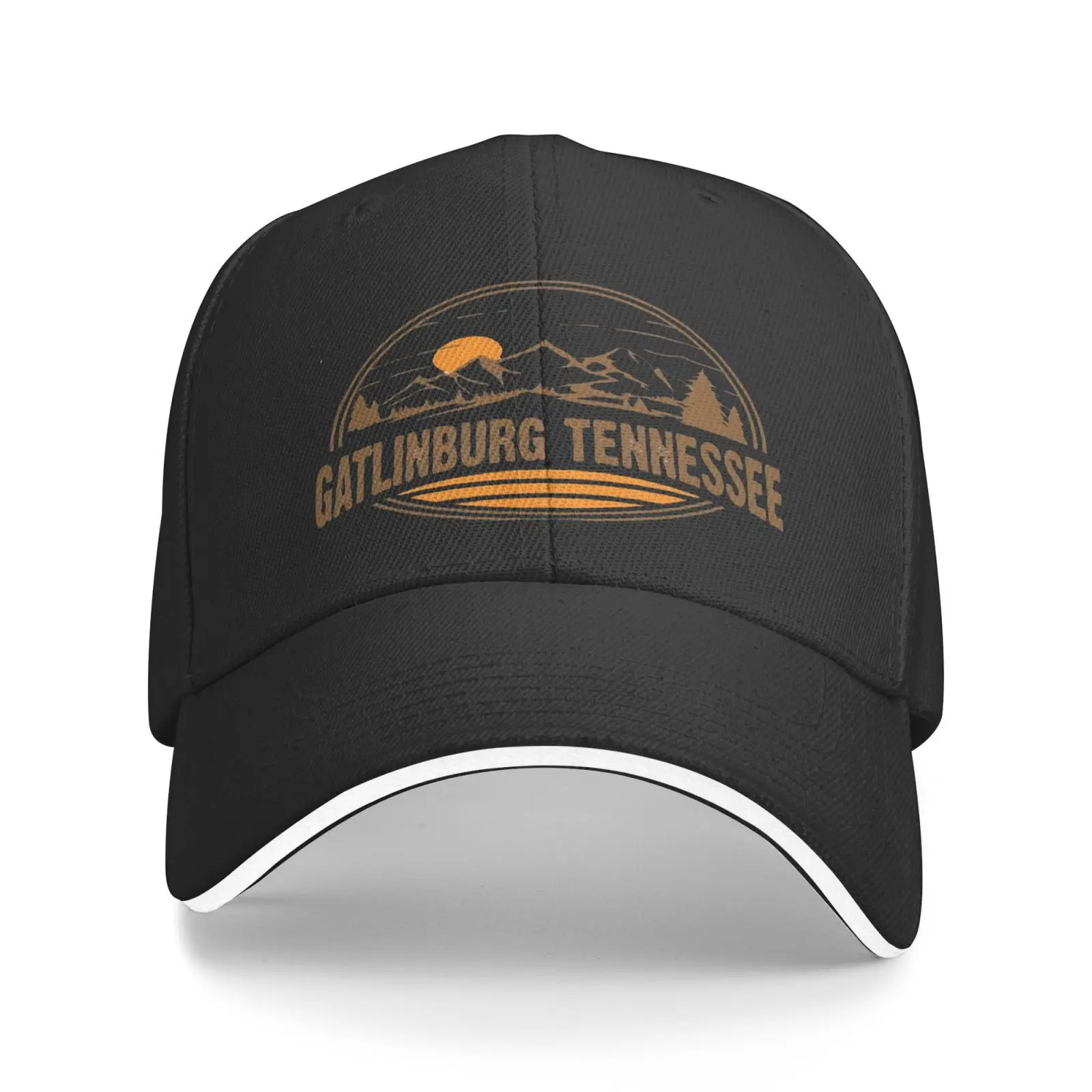 

Кепка для горных походов Gatlinburg Теннесси, мужская Кепка, мужская Кепка, берет для женщин и мужчин, кепка атласная Кепка, кепка, мужская летняя ...