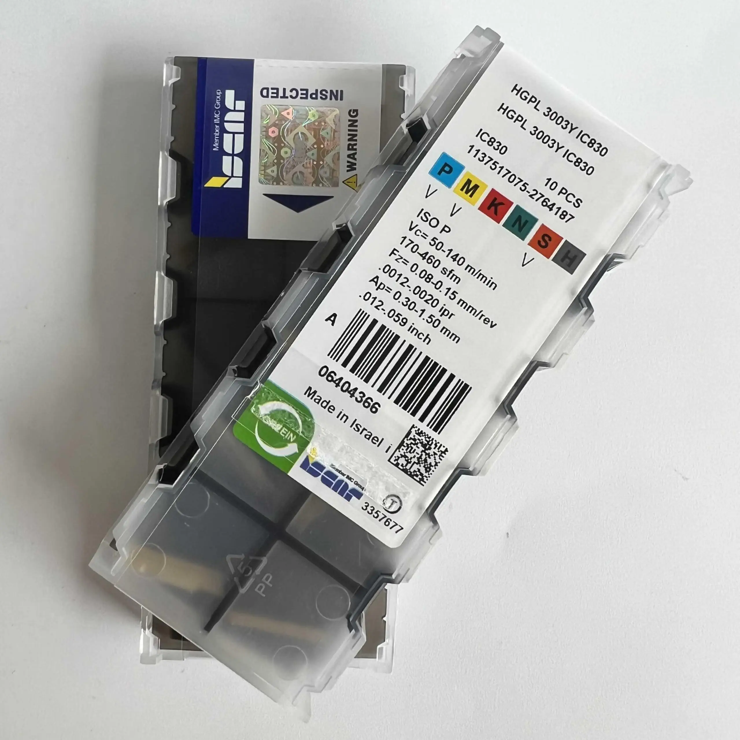 Оригинальное лезвие HGPL3003Y IC830/твердочное с ЧПУ 10 шт.