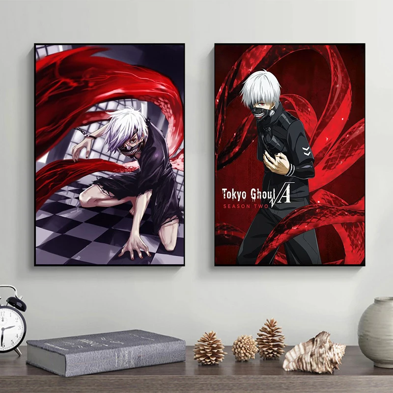 

Japanese Anime Tokyo Ghoul Posters Wall Artist Home Decoration Prints Canvas Paintings and Pictures Cuadros for The Living Room