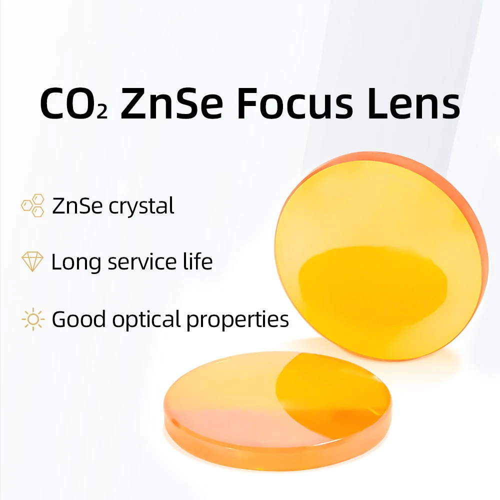 Фото Фокусирующая линза CVD ZnSe, диаметр 20 мм, фокусное расстояние 38.1/50.8/63.5/76.2/95.25/101/127/190 мм, запчасти для лазерного оборудования для гравировальных и режущих станков №3