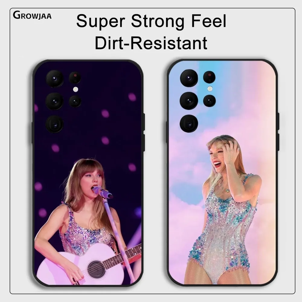 Чехол для телефона T-Taylor SwiftS Singer Lover Samsung Galaxy S25 S24 S22 S23 Ultra S21 S20 Plus 5G защитный