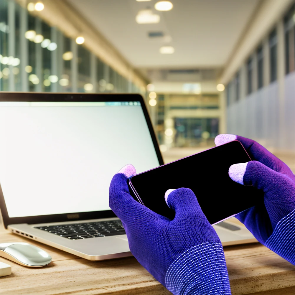 Перчатки для сенсорных экранов мужские и женские дышащие Игровые перчатки с