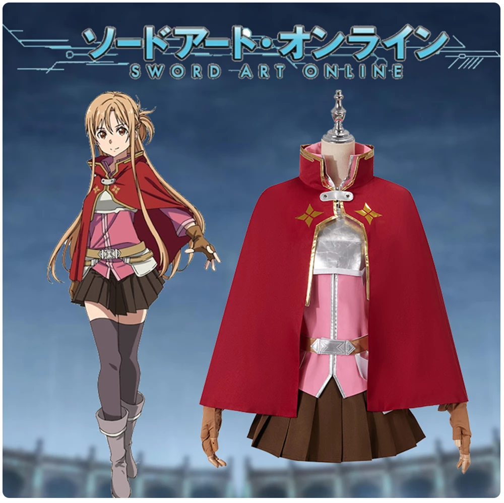 

Games Sword Art Online the Movie Progressive Aria of a Starless Night Asuna Yuuki Cosplay Costume Outfit Halloween Carnival Suit