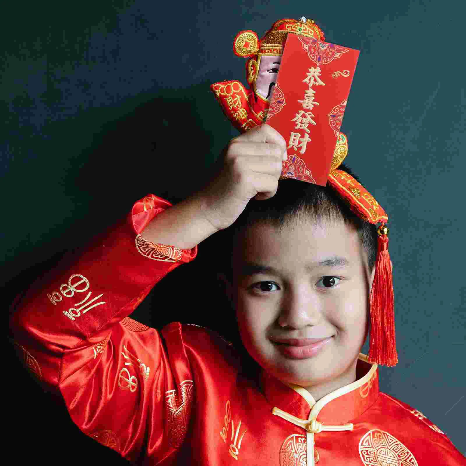 24 шт. новогодний красный конверт в китайском стиле с благословением милые