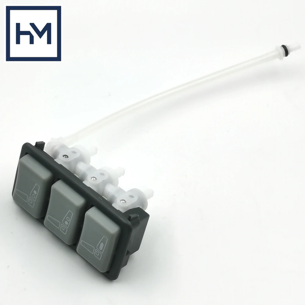 

OE: 29074-02/04E 81623986093 42538404 IPS-клапан регулировки поясничного отдела сиденья грузовика, 3 кнопки для ISRI/MAN/IVECO (серый цвет)