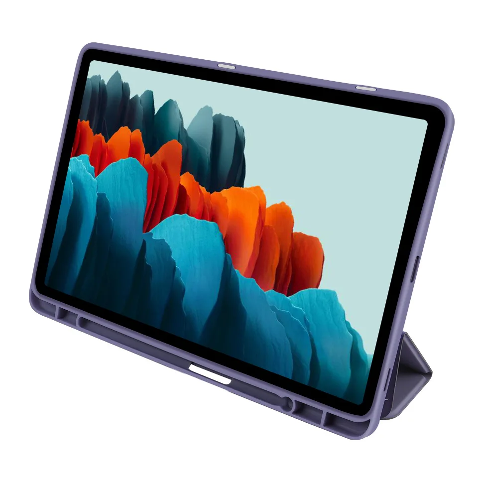 case for samsung galaxy tab s7 fe 2021 galaxy s7 s8 plus 12 4 2022 s7 s8 11 ultra light slim cover wake sleep with pencil holder free global shipping