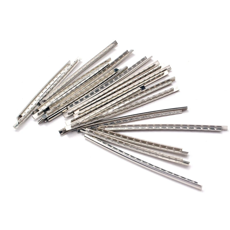 

48Pcs Stainless Steel Guitar Fret Wire 24 Fingerboard Frets 2.7Mm For Acoustic Guitar Parts
