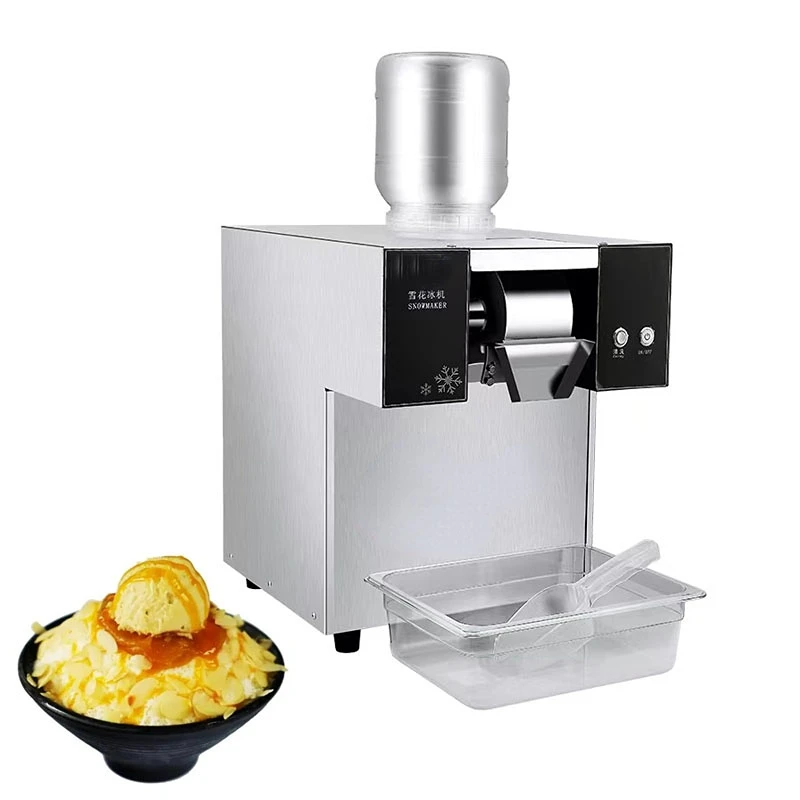 Competitive price 110V 220V Bingsu shaved machine electric snow cone ice shaver maker Shaved Snow flake Machine |