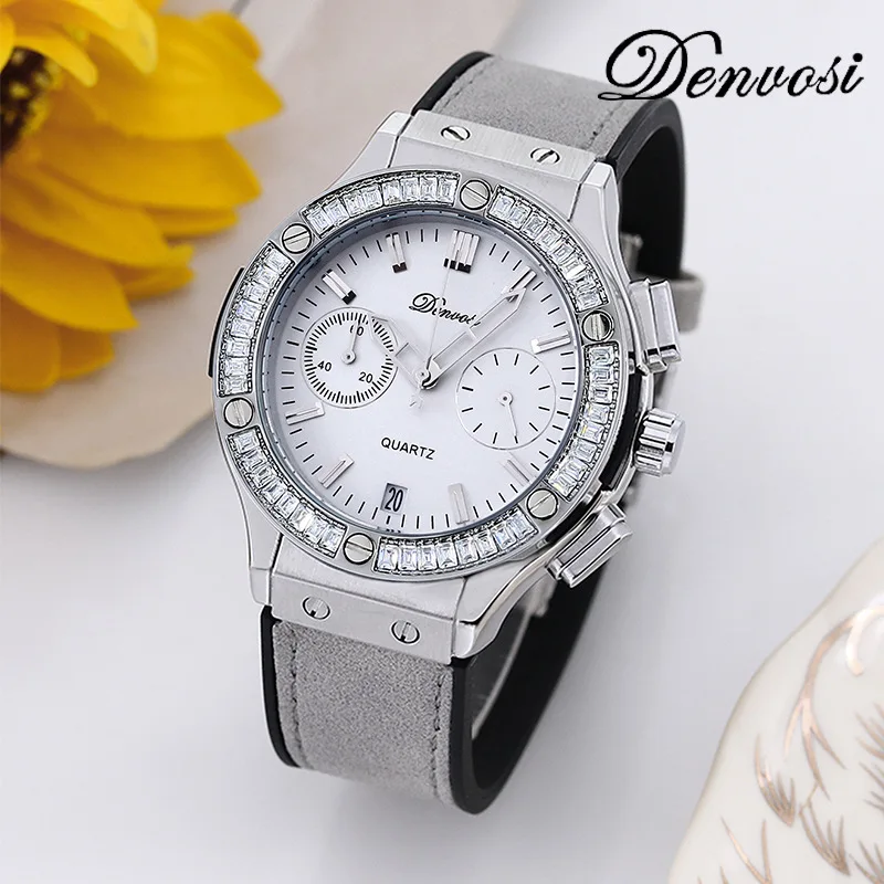 BENVOSI 2023 New Women Quartz Watch Fashion Business Waterproof Calendar Clock Leather Women's Bracelet Wristwatch Reloj Mujer