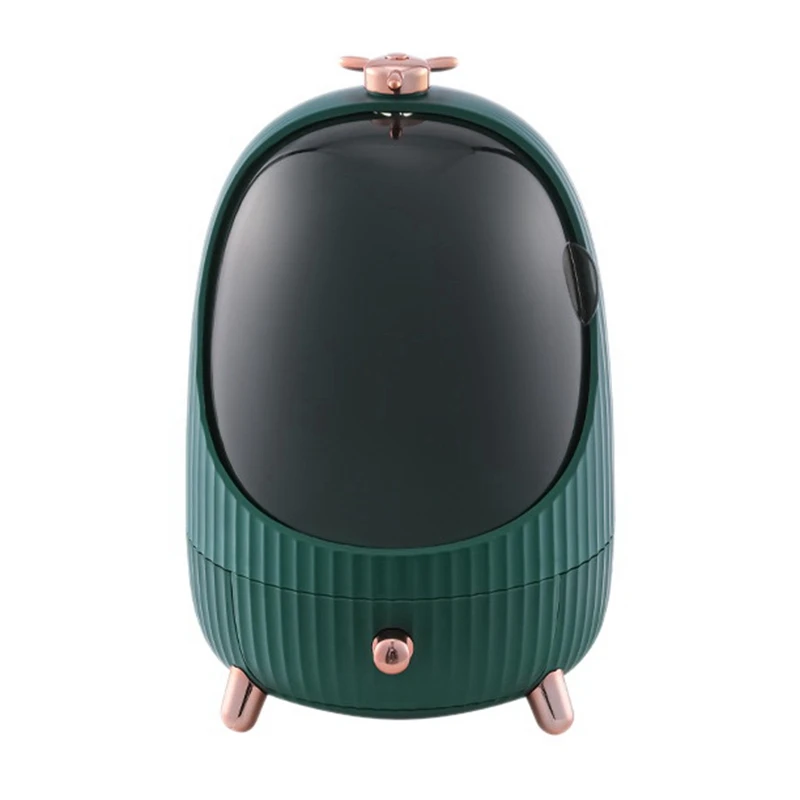 

Big Capacity Cosmetic Storage Box Jewelry Earring Ring Organizer Desktop Dustproof Drawer Type Cosmetic Case