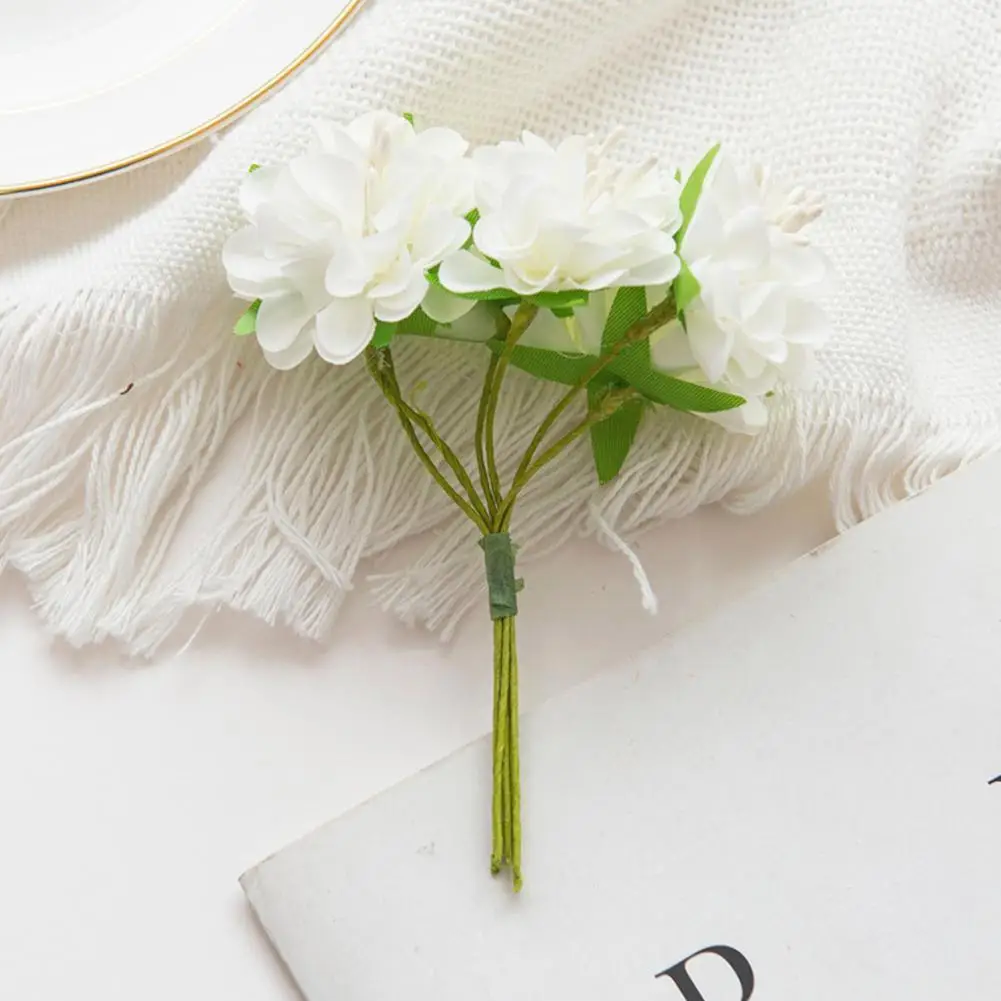 

Букет искусственных цветов с тычинками для свадьбы, вечеринки, Рождества, искусственное ремесло, скрапбукинг, домашнее растение, подарок, у...