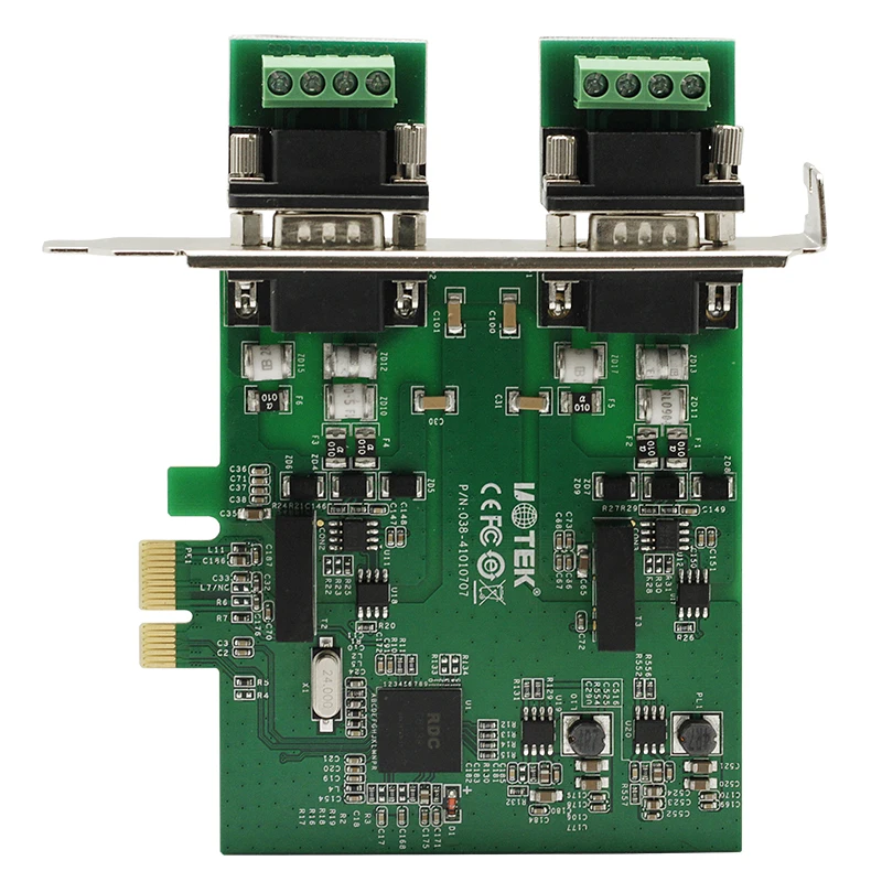UOTEK PCI-E промышленного класса для CAN-карты 2 порта PCIE Canbus защита от перенапряжения 4U