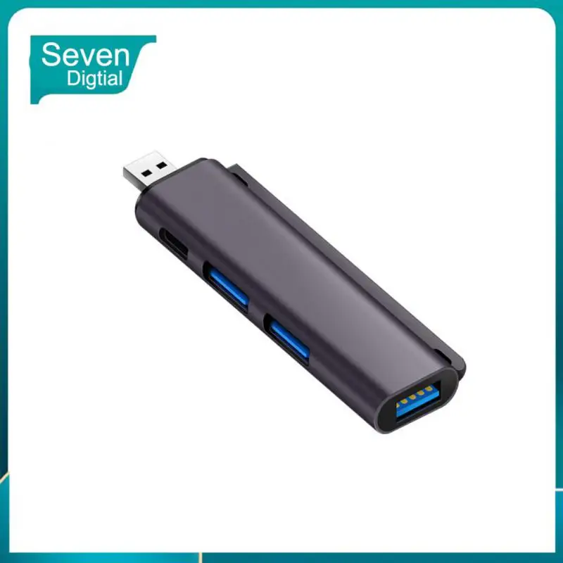 

480mbps Usb Hub 480mbps High Speed Mini 4 Port Multiple Expander Aluminum Portable Multiple Expander For Pc 4 In 1 Type-c Hub