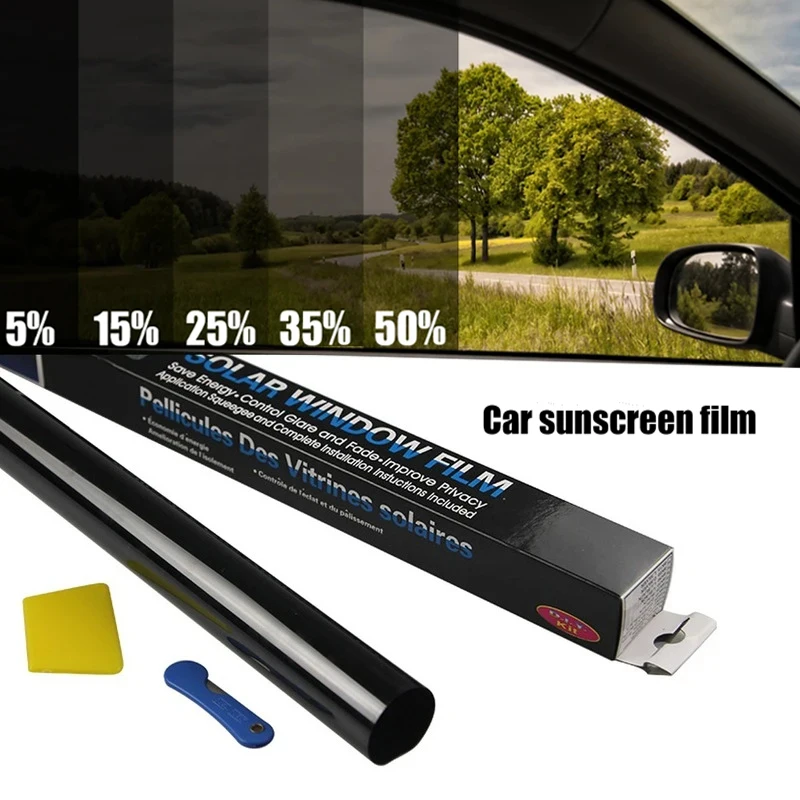 

Car Window Tint Tinting Film UV Protection Auto Home Glass Sticker Roll Film Sunscreen Heat Insulation PET Sun Shade Films