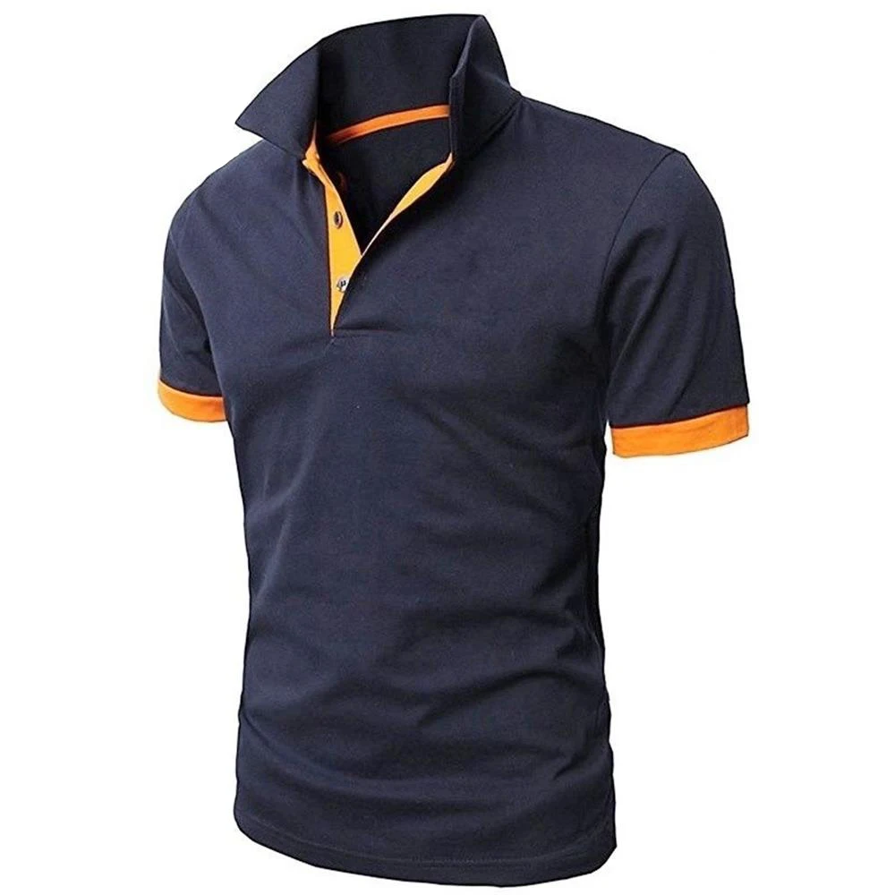 

Mens Clothing Fashion Short Sleeve Polo Shirt Men Top Sports Casual Slim Daily Summer Polo Shirt Drop Shipping