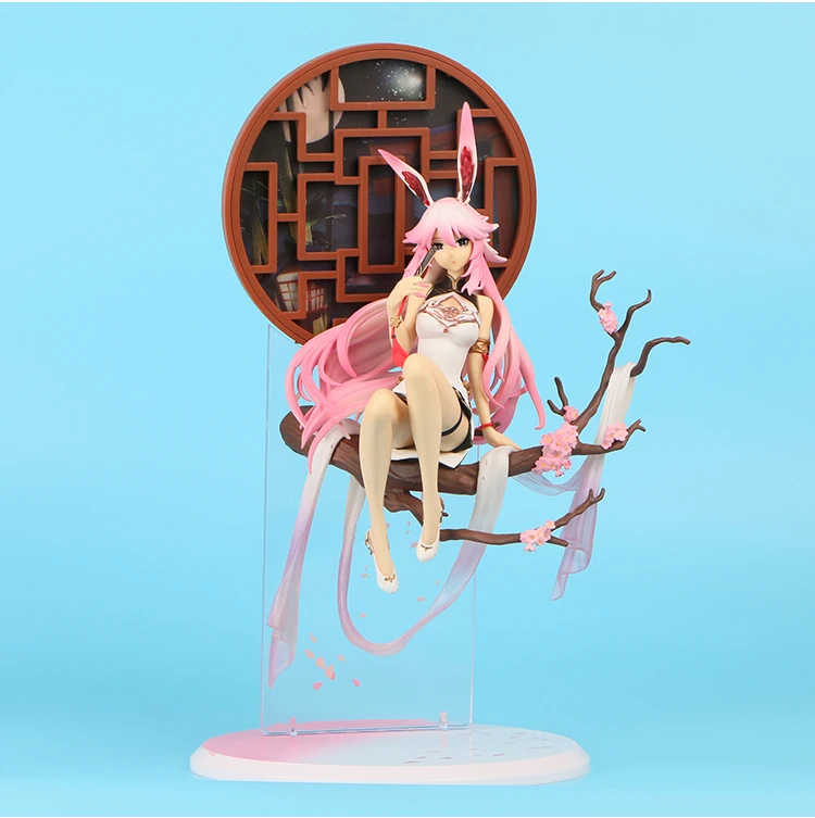 

Hot 28cm Honkai Impact 3rd Sakura Yae China Dress Ver. PVC Figure Japanese Anime Game Model Toy Collectible Kids Toys