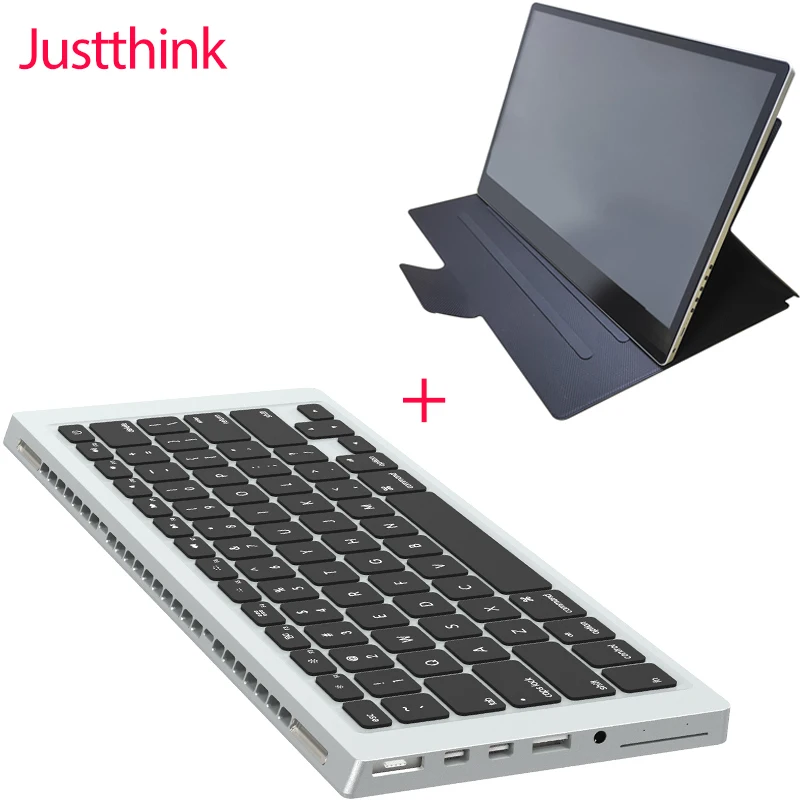 

Inter Core I5 Mini Pc + 15.6Inch 4K HD Screen Ultrathin Portable Monitor Touch Panel Display USB Type C HDMI for Ps4 Switch Xbox