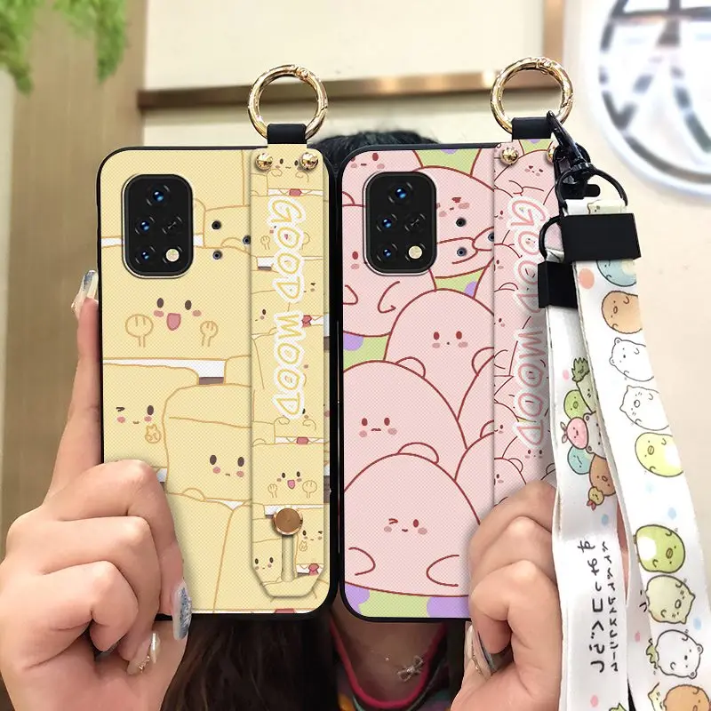 painting flowers wristband phone case for umidigi bison x10sx10s nfc lanyard sunflower soft free global shipping