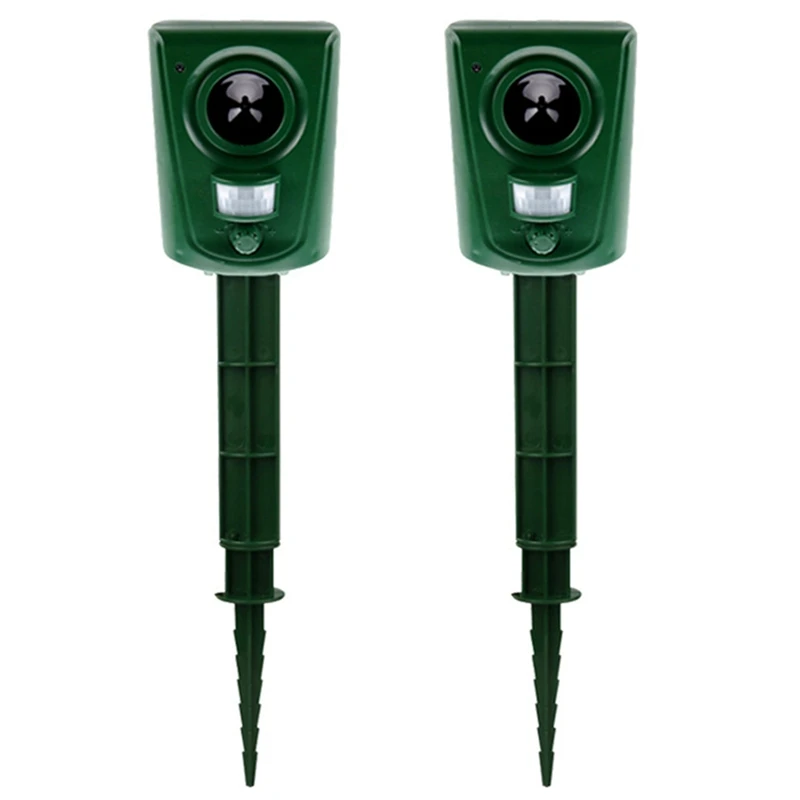 2 шт. ультразвуковые Отпугиватели птиц с датчиком движения