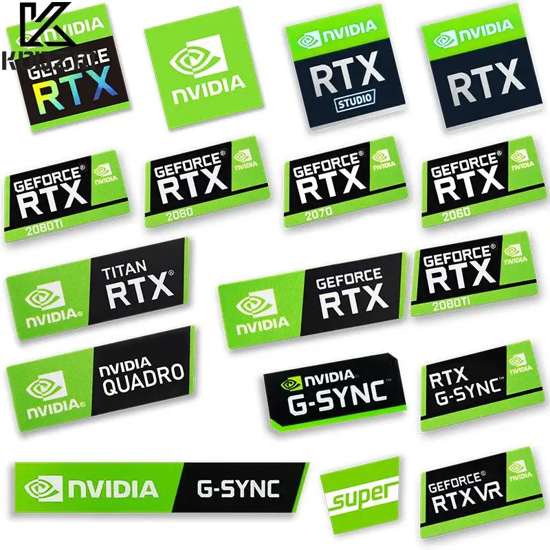Лидер продаж наклейка на графическую карту RTX 2080Ti 2070 2060 TITAN VR GTX 1650 1660Ti |
