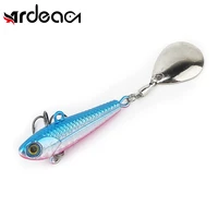 ardea metal sequins fishing lure 23 9g1pcs vibration vib spinner bait rotating sinking swimming jig with spoon bass pike tackle