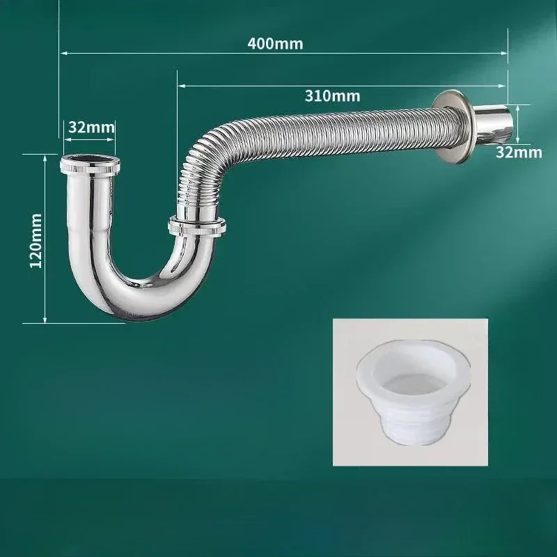 

Сливная труба П-образная из нержавеющей стали