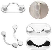 magnetic hang eyeglass holder pin brooches fashion multi function portable clothes clip buckle magnet glasses headset line clips