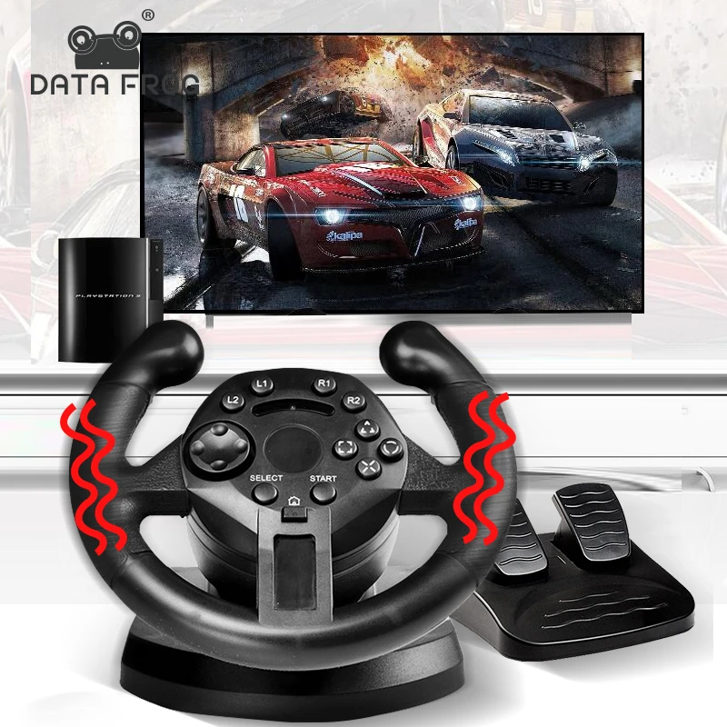 

Steering Wheel for Nintendo Switch PC PS3 PS4 Xbox 360 android 7 in 1 Racing Game Balance Wheel Controller With vibration 2022